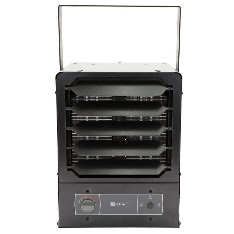 KBP Series 2 Unit Heater w/ Mounting Bracket, 208V, 5000W, 1-3 Phase, 15.8 Amps