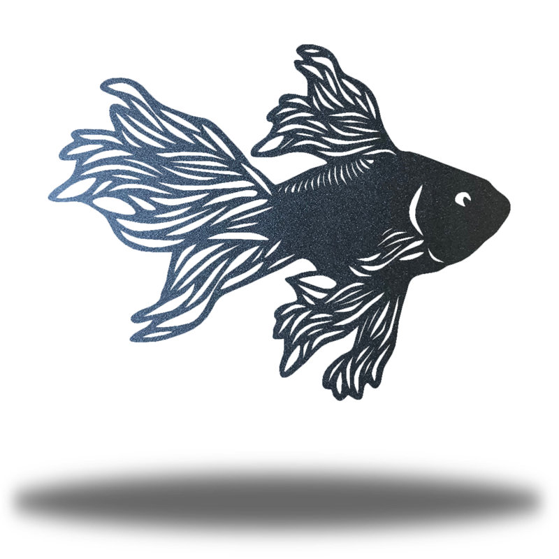 Décoration murale Yalamanchili Betta, H 12 po x l 12 po x P 0,0125 po, Noir