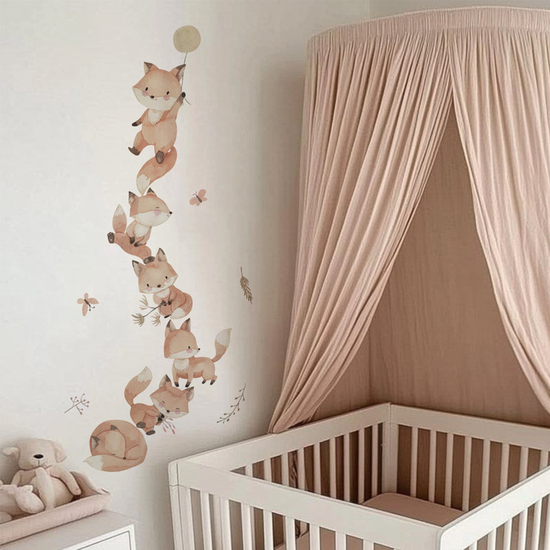 Watercolor Fox Wall Decals