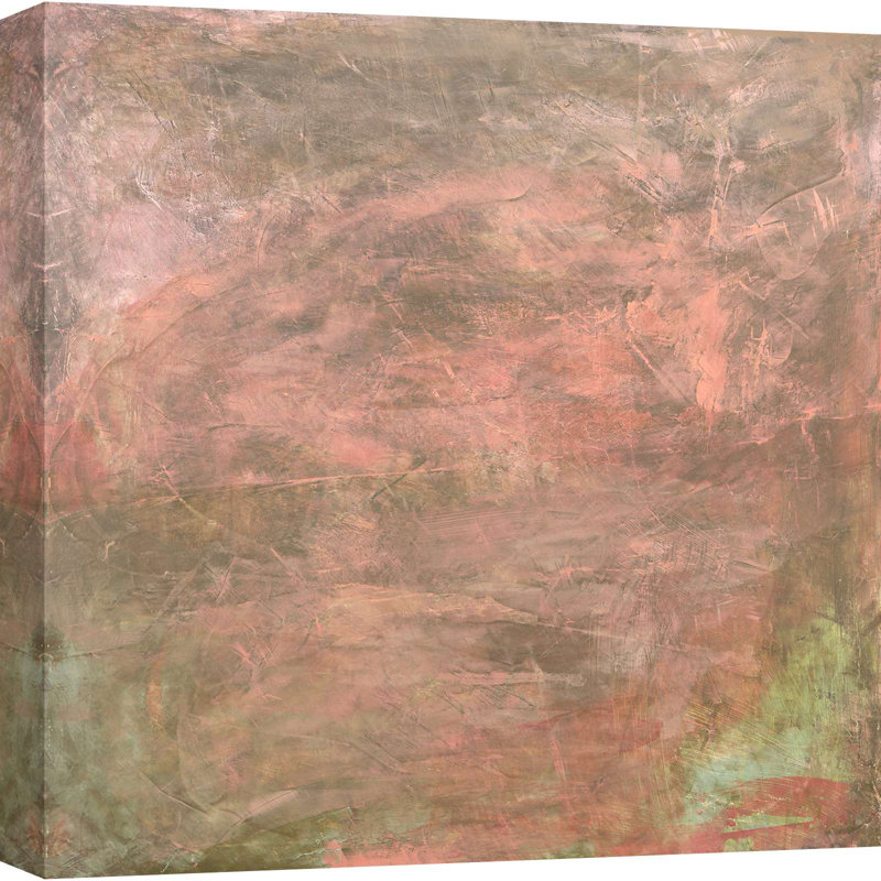 Abstract Painting: Horizon Of Light I - Wrapped Canvas Print, 90cm H x 90cm W