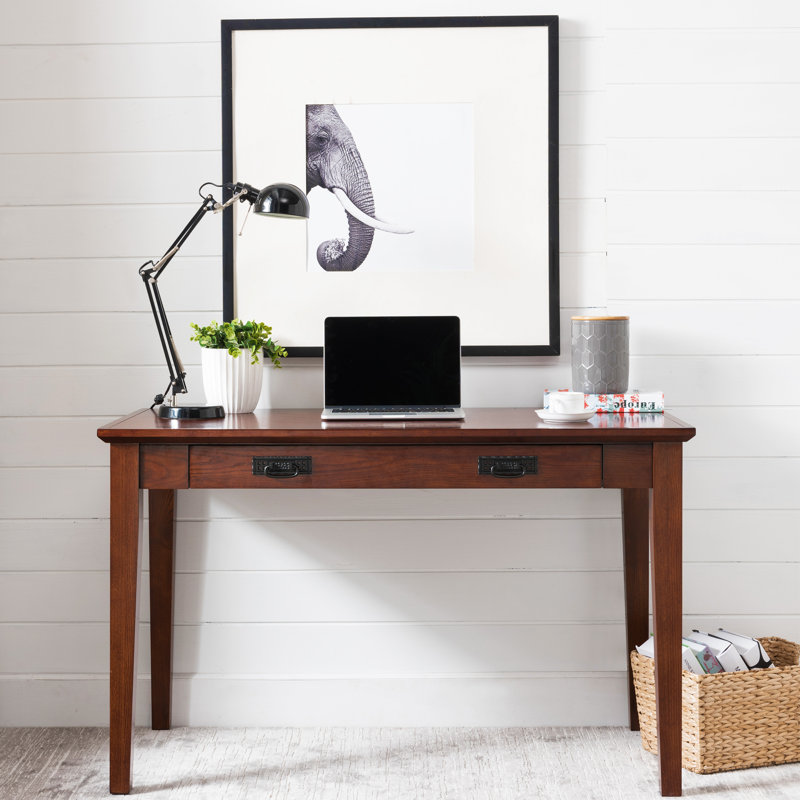 Bureau d'ordinateur portable en chêne manufacturé Hutsonville Creek