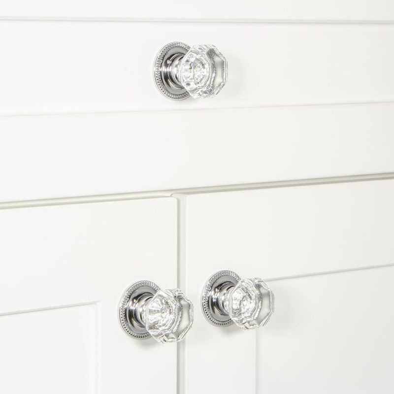 Chambord Cabinet Knob, Bright Chrome