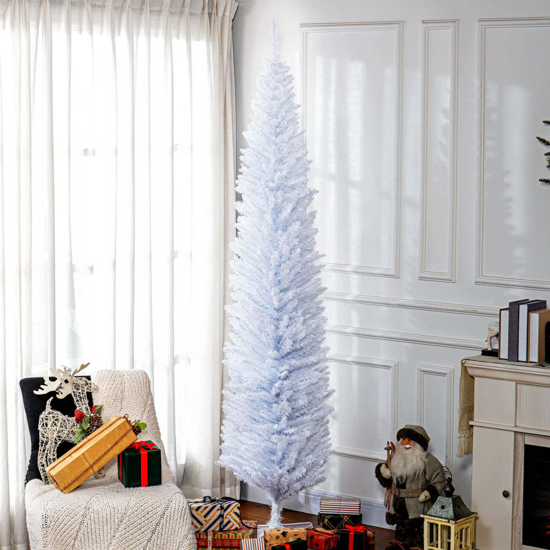 Arbre de Noël artificiel 8 pi avec 618 branches et un pied en plastique
