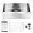 33"X21"X10" Apron Stainless Steel Sink - Single Bowl, Dent-, Rust & Stain- Coating Characteristic, Easy To Clean, , 16 Gauge, Brushed Nickel Exterior Aspect, Sanitize,