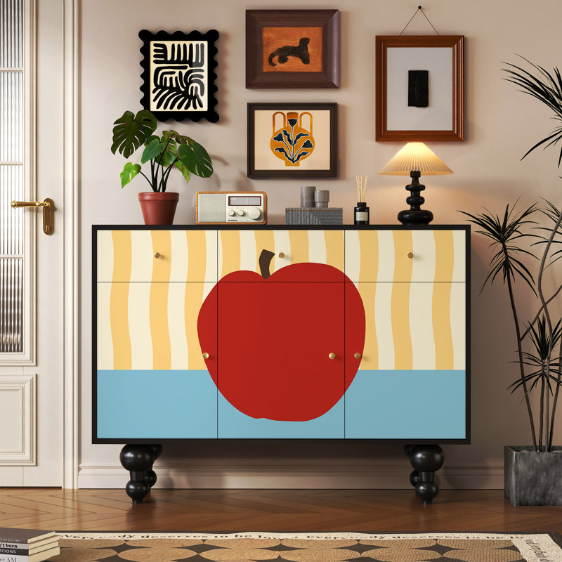French Style Entryway Storage Cabinet