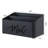 2-Slot Metal Mail Sorter Desk Organizer