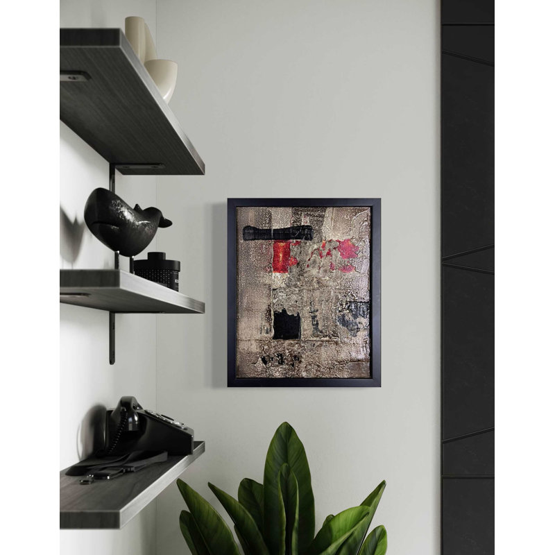 Basalt No. 4 - Original Mixed-Media Abstract Painting by J. Kent Martin