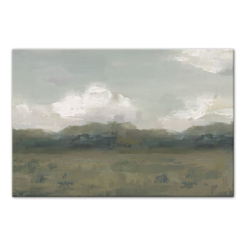 «Moody Green Landscape» sur toile