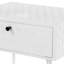 Loar 1-Drawer Metal Bedside Cabinet, Eccentric Mid-Century Nightstand for Bedroom-962994531