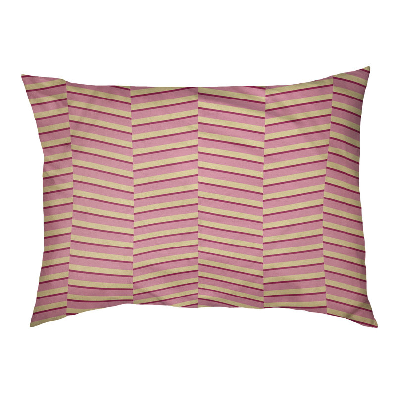 Coussin pour chien Cheng, Rose / Jaune, Moyen (l 40 po x P 6,5 po x H 30 po)