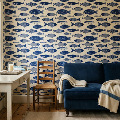 Papier peint poisson