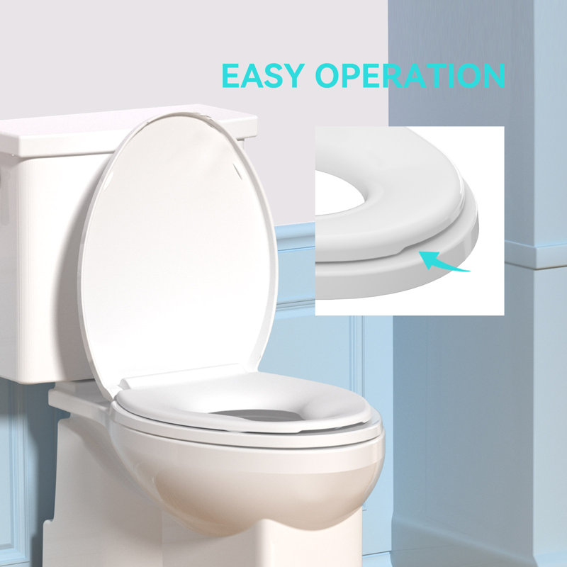 Elongated Toilet Seat for Potty Training