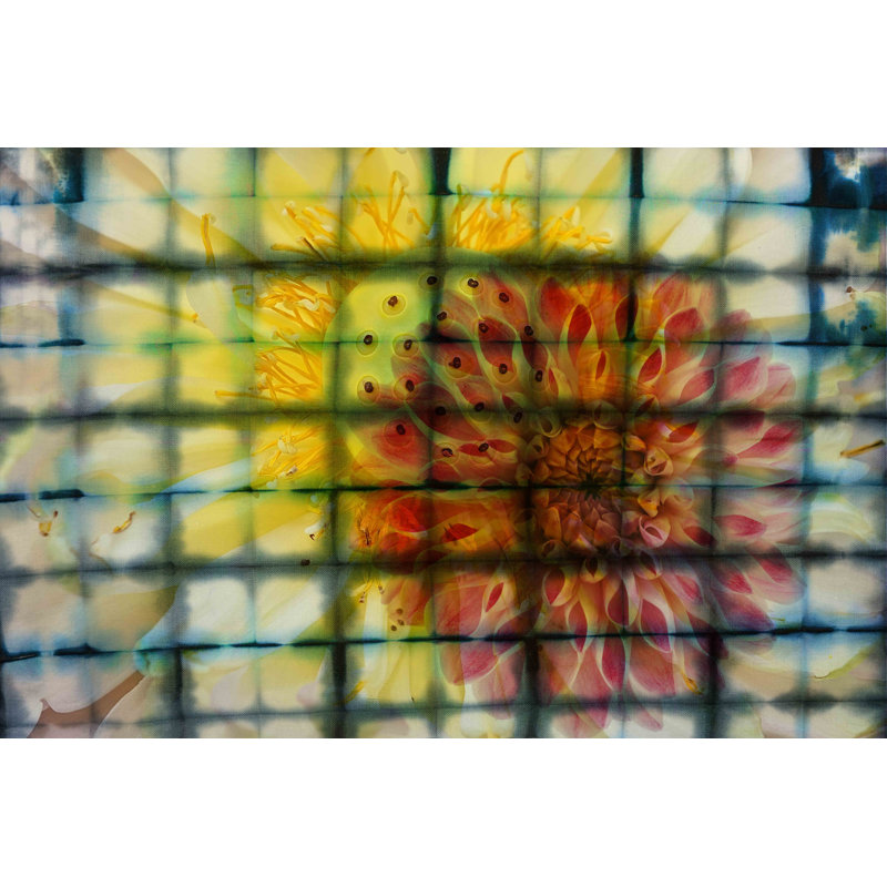 « stacked fleurs » par parvez taj,-impression sur toile tendue, 40 po x 60 po