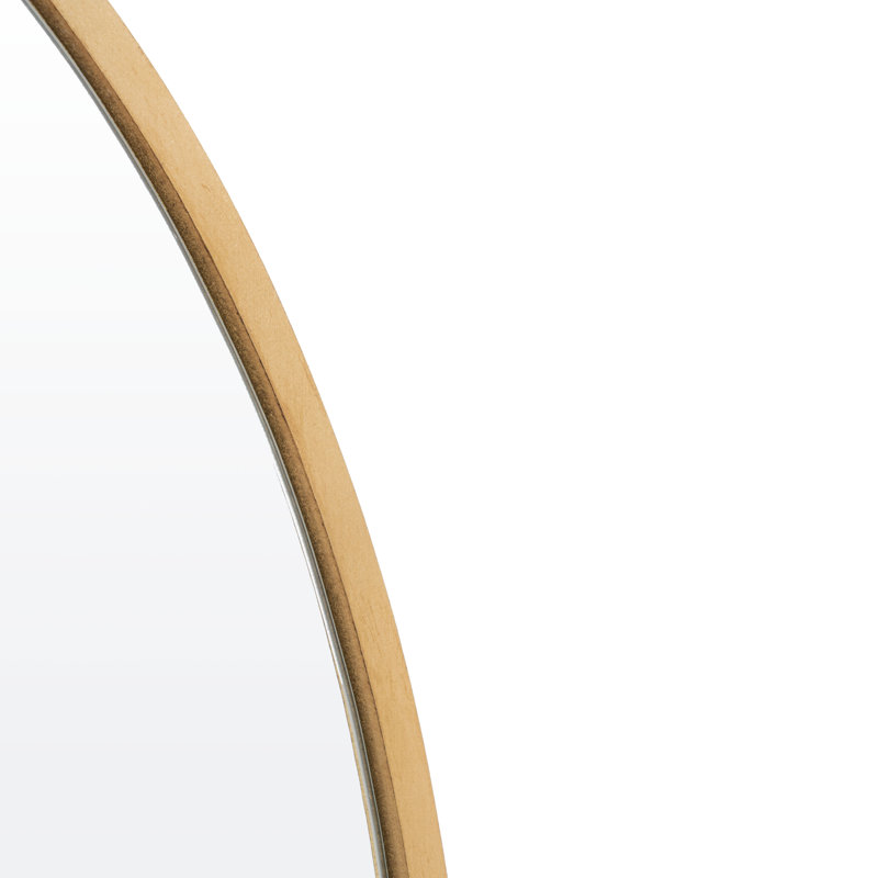 Crewkerne Wood Flat Wall Mirror