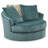 Fauteuil d'appoint pivotant surdimensionné Dravion-96687523