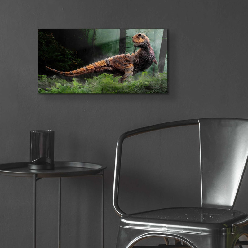 " Carnotaurus, " by Damir Martin, 12" H x 24" W x 0.2" D