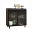 Armoire décorative avec portes en verre
