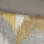 Édredon pour lit double / grand 3 pièces, coton imprimé jaune, avec 2 taies décoratives, double / grand, literie, rembourré