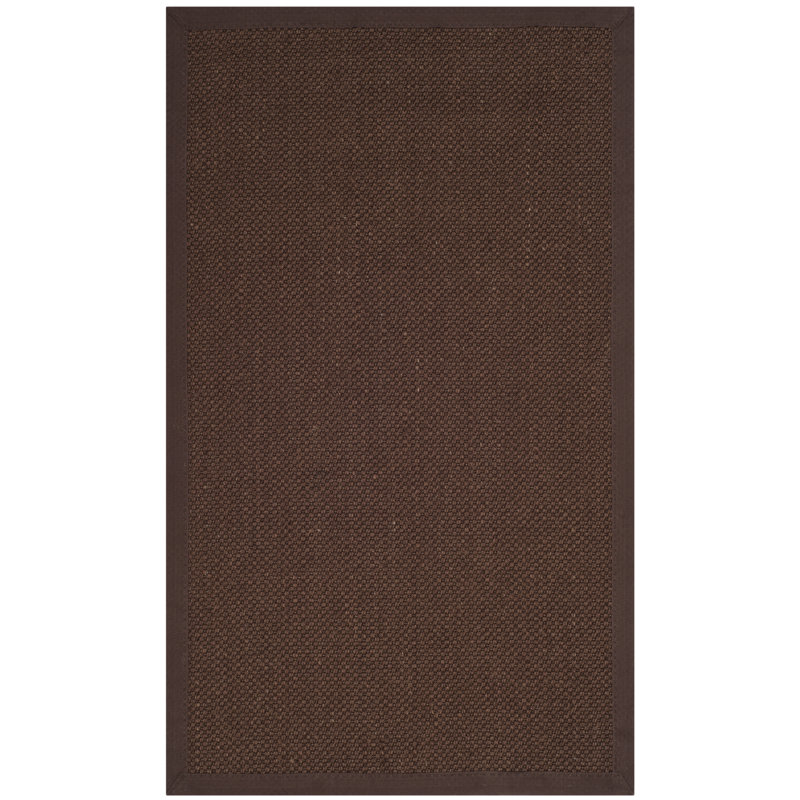 Natural Fiber Roeliene Area Rug In Brown, Rectangle 122 x 183 cm