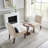 Accent Chair with Round Wood Table-80391810