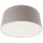 Ellington 1 - Light Silver Drum Pendant-29531924