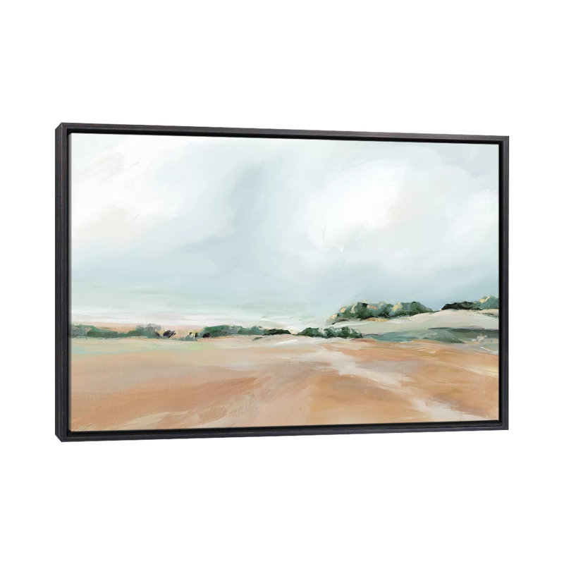 «Land of My Soul» par Isabelle Z - impression d'art graphique, H 18 po x l 26 po x P 1,5 po, Toile avec cadre noir patiné