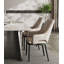 Chaise de salle à manger avec accoudoirs en cuir Nordic Italian Napa