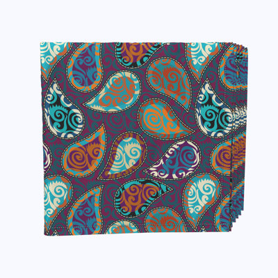 Polyester Abstract Square Napkin