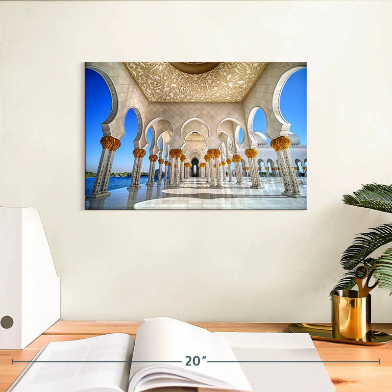 Ravi Elegant Sheikh Zayed Mosque, 8" H x 12" W