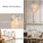 Kethe 8-Light 20.5“ Width Dimmable Chandelier with Hammered Glass