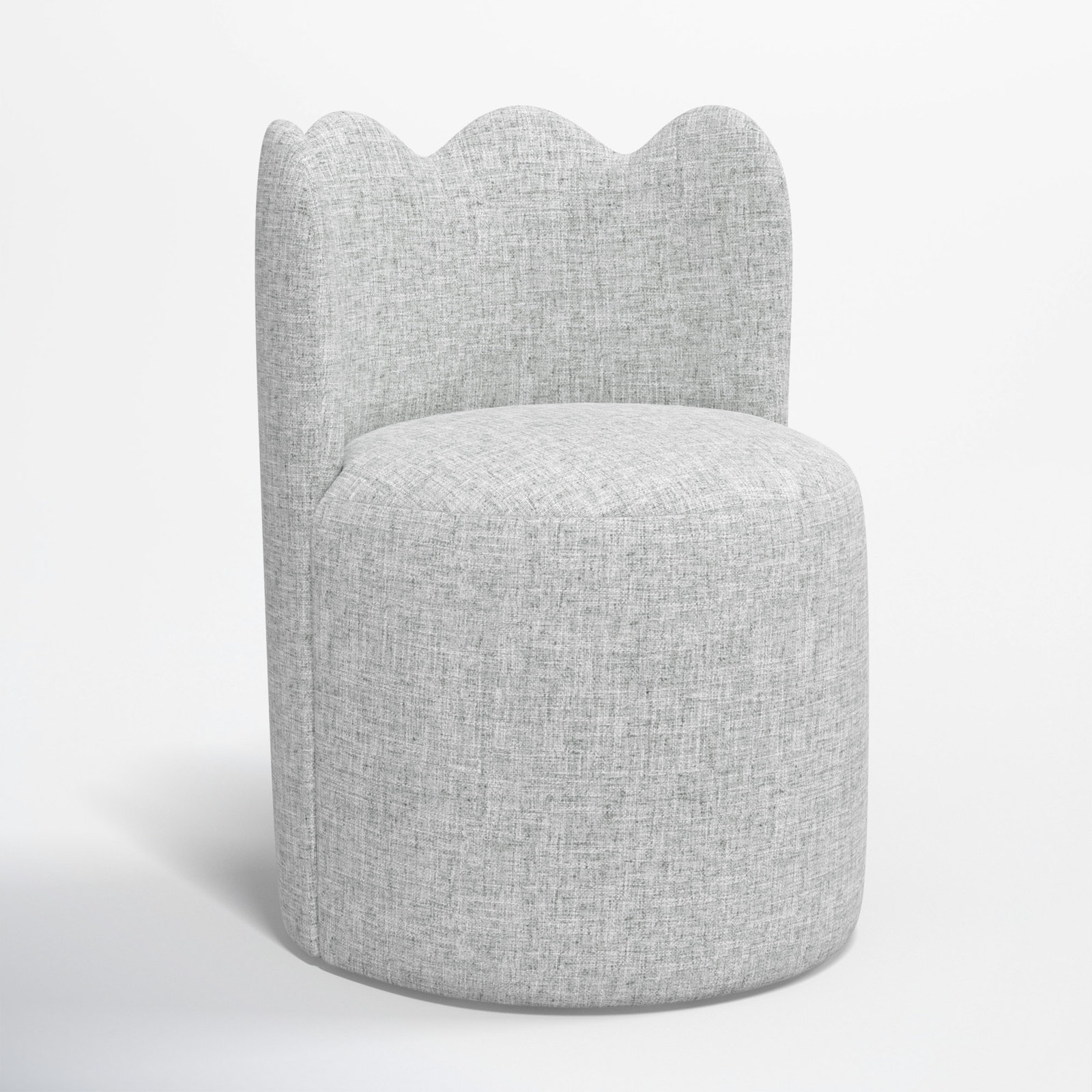 Dahlia Dining Chair, Zuma Pumice Textured Linen