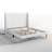 Linen Upholstered Platform Bed Frame with Wingback Headboard-1929131611-1929131609