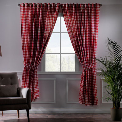 Semi Sheer Curtain Pair