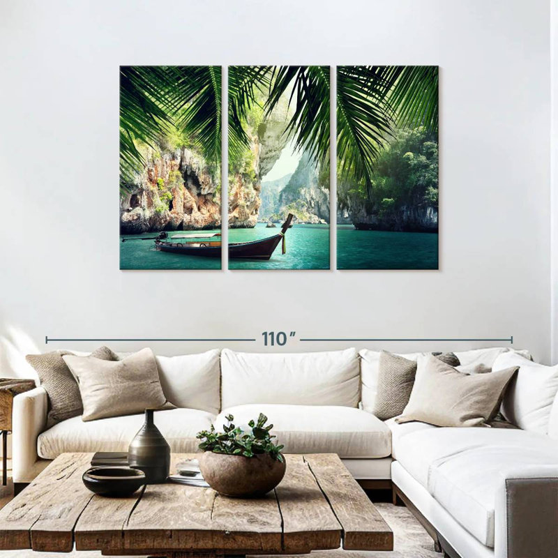 Gillard Tropical Krabi Boat, 48" H x 74" W