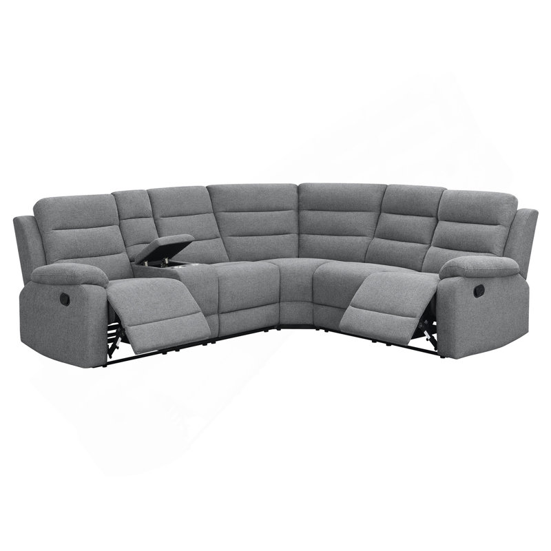 Canapé modulaire 3 pièces Aaron Smoke