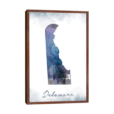 Delaware State Bluish - Print on Canvas