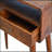Curved Chestnut Console Table, Solid Wood-1293079585