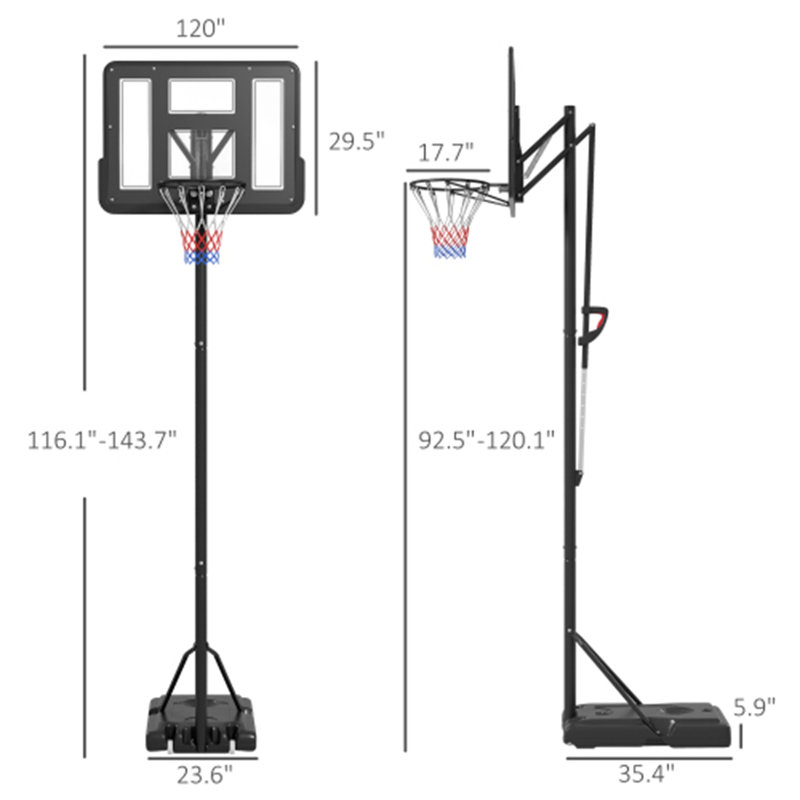 Panier de basketball portatif