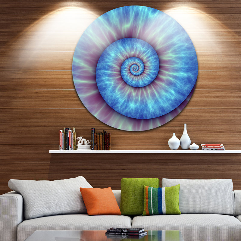 Motif de Fibonacci - impression d'art graphique, H 23 po x l 23 po x P 1 po, Toile tendue avec châssis