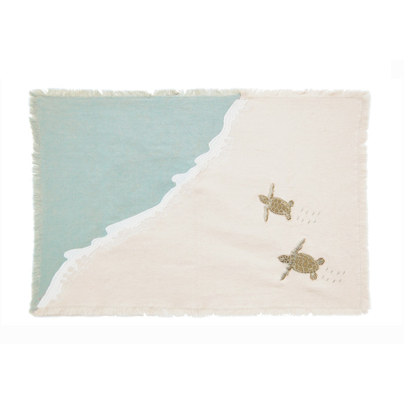 Ensemble de 4 napperons Baby Sea Turtle