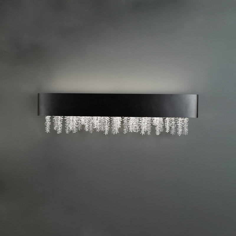 Soleil 1 - Light LED Bath Bar, Black