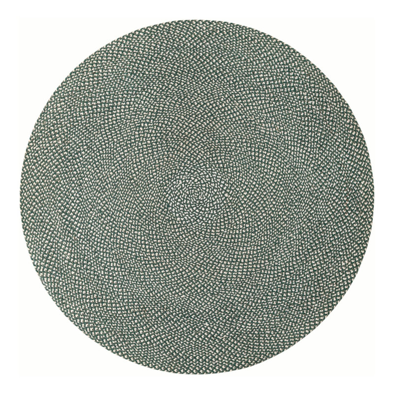 Tweed Braided Jute Rug, Round 6'1"