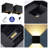 Agetina Metal and Glass LED Wall Light