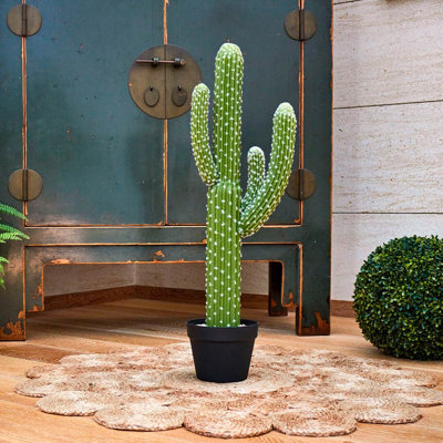 83 cm H Faux Cactus Tree Plant in Plastic Pot