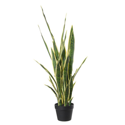95cm Faux Snake Plant (Sansevieria) Tree in Pot
