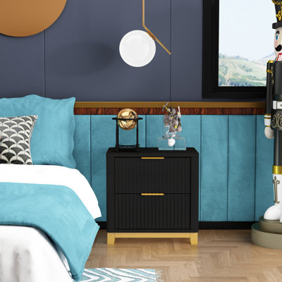 Devingo 50 cm W Bedside Table