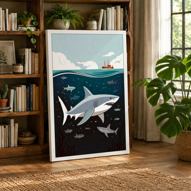Surface and Depths Coastal - Wrapped Canvas, 18x12 - 45.7 x 30.5 cm, White Border