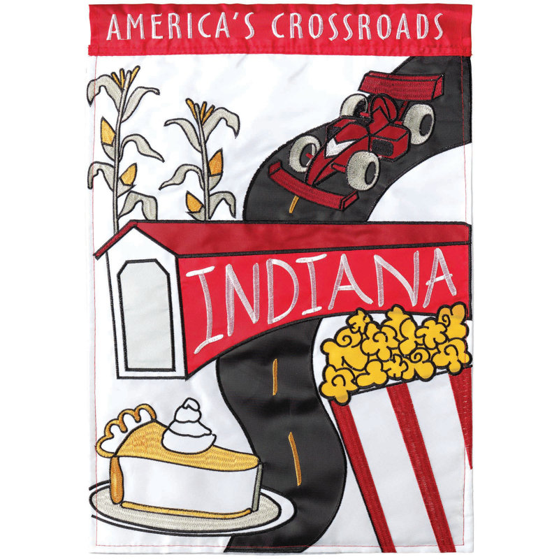 Double Sided 18'' H x 13'' W Polyester Garden Flag