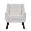 Jaqueze Upholstered Polyester Tufted Square Arm Accent chair-1210499301