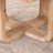 Modern Glass Solid Wood Square Coffee Table-1638334168